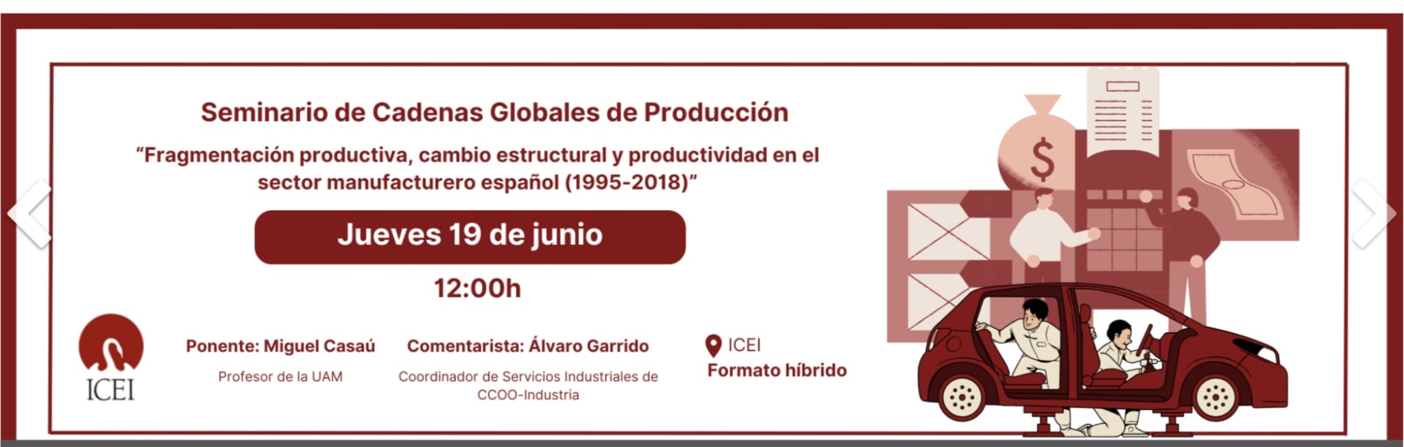 Seminario de Cadenas Globales de Producción del ICEI